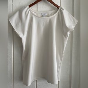 Nine West Flutter Sleeve Blouse Women’s L